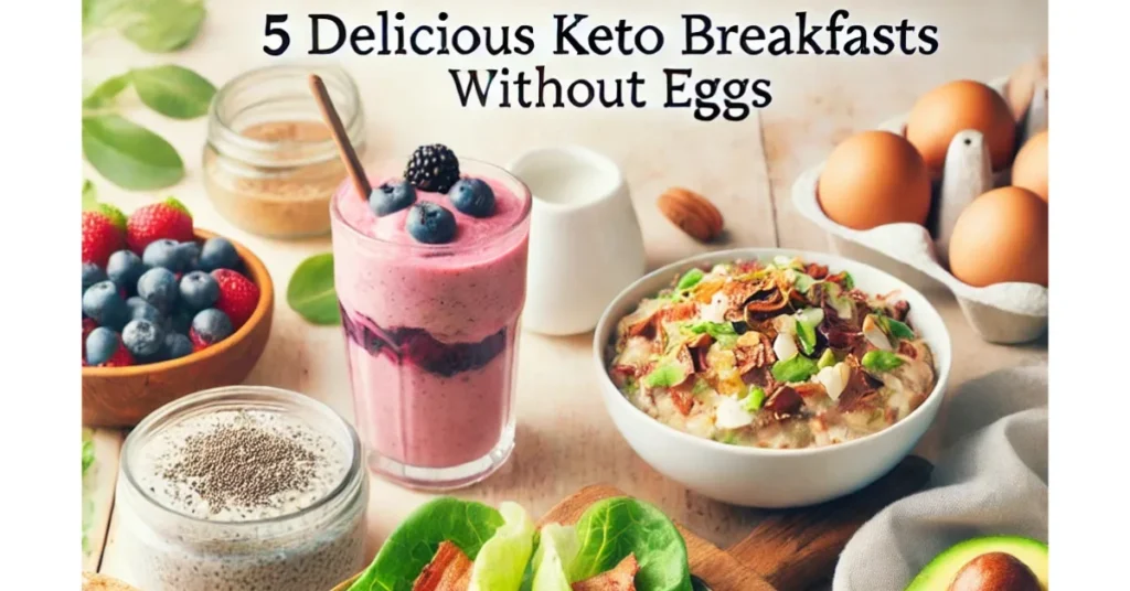Keto breakfasts with no eggs
