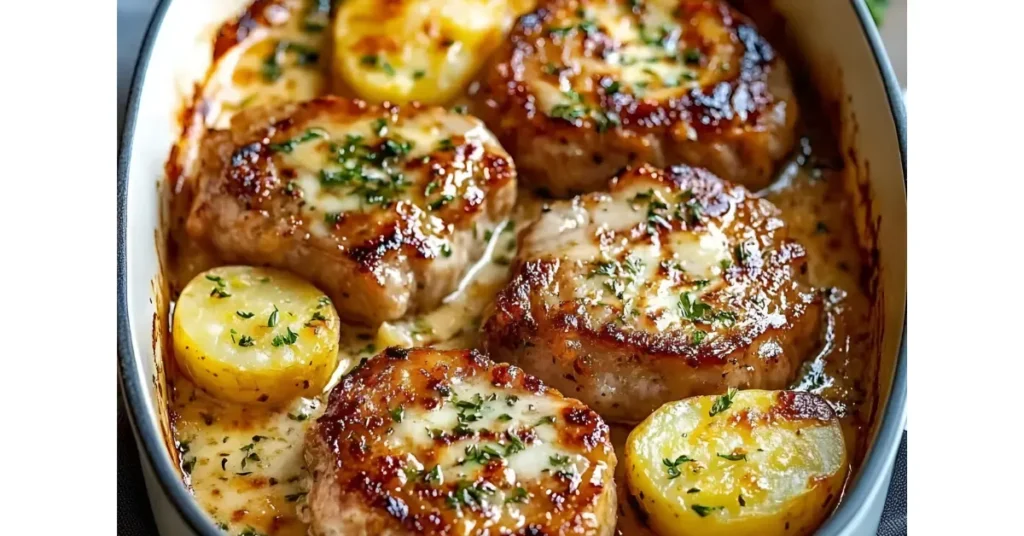Garlic Parmesan Pork Chops