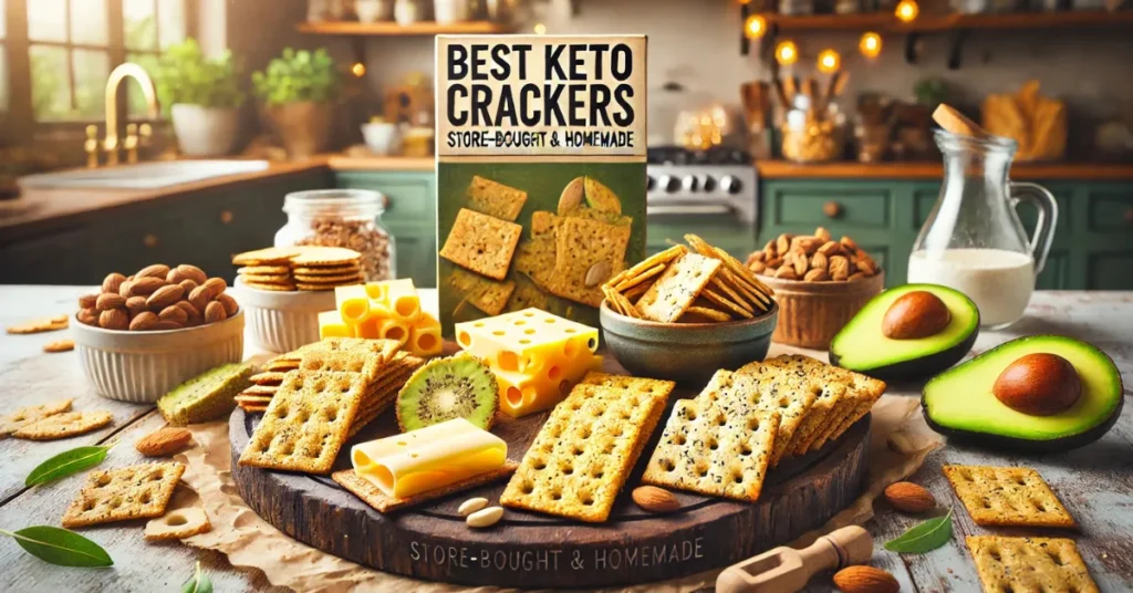 The Best Keto Crackers You Can Buy or Make at Home!