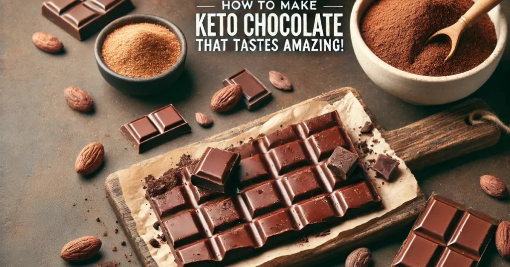 How to Make Keto Chocolate That Tastes Amazing!