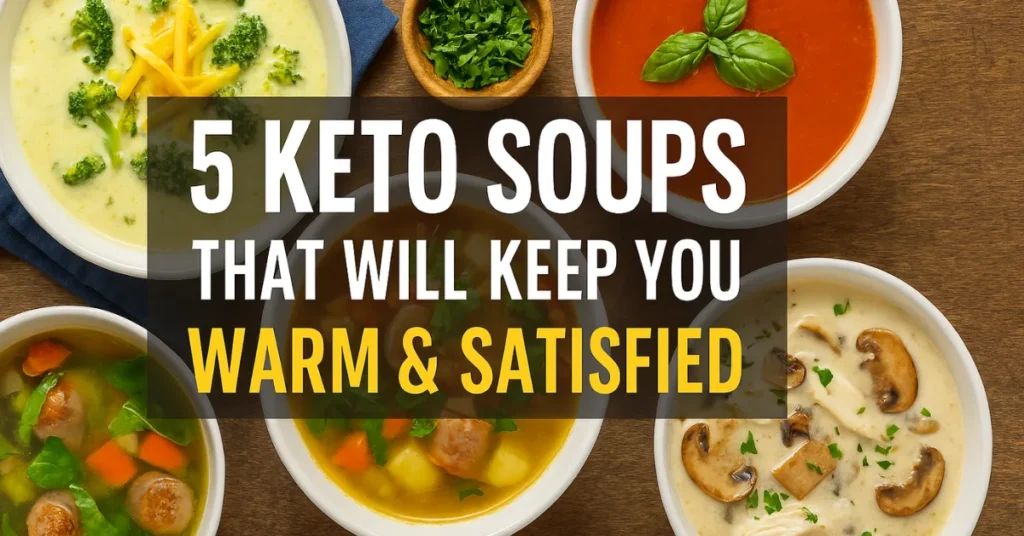 5 Delicious Keto Soups to Keep You Warm & Satisfied
