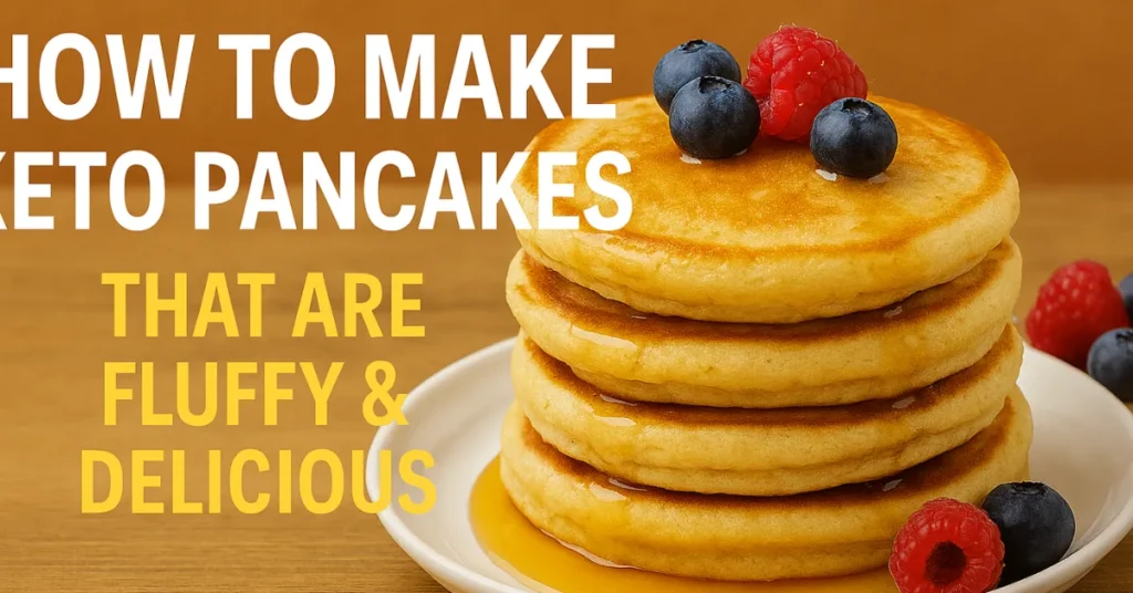 How to Make Keto Pancakes That Are Fluffy & Delicious