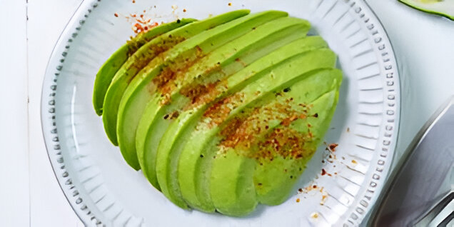 Avocado Slices with Sea Salt