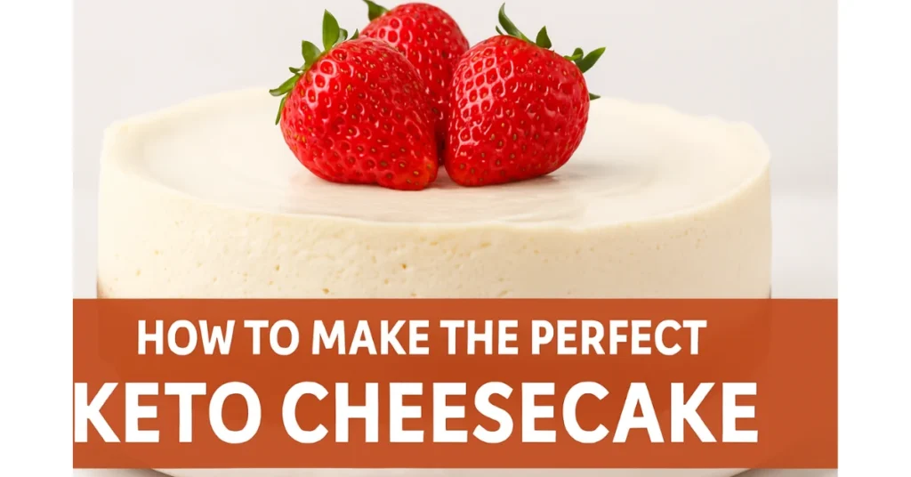 How to Make the Perfect Keto Cheesecake | Low-Carb, Sugar-Free Dessert